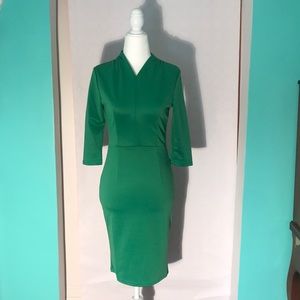 Green dress NWOT